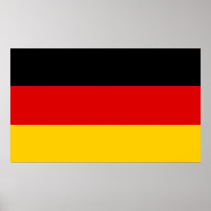 Poster Allemagne - drapeau national allemand