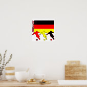 Poster Allemagne du football (Cuisine)