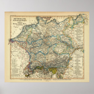 Poster Allemagne Pays-Bas Belgique