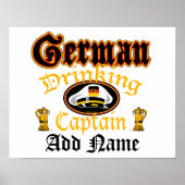 Poster Allemand De Boisson Cptn (Devant)