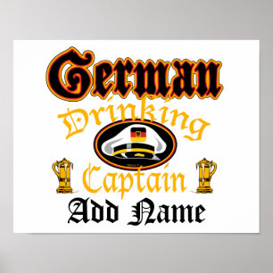 Poster Allemand De Boisson Cptn