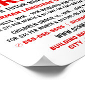 Poster Allemand Drapeau Conception, Allemand Cours de Lan (Coin)