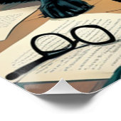 Poster Allemand Shepherd chien gentleman vintage (Coin)