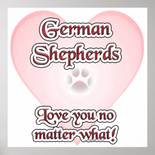 Poster allemand Shepherd Love You