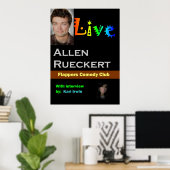 Poster Allen Rueckert LIVE (Bureau à domicile)