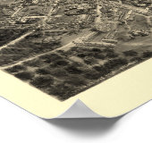 Poster Allentown, PA Carte panoramique - 1922 (Coin)