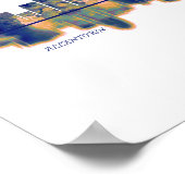 Poster Allentown Skyline (Coin)