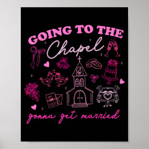 Poster Aller À La Chapelle Va Devenir Marié Mariage Vibe