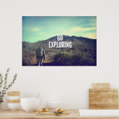 Poster Aller à la découverte (Cuisine)