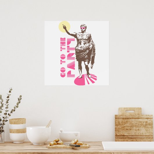 Poster Aller à la fête (Cuisine)