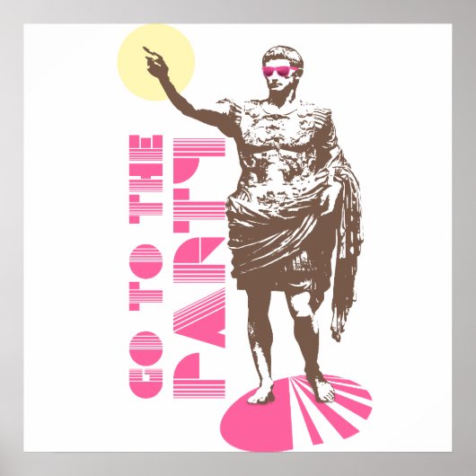 Poster Aller à la fête (Devant)