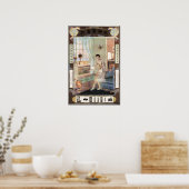 Poster ALLER À LA FÊTE Vieux Shanghai Publicité Chinois (Cuisine)