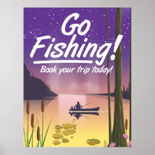 Poster Aller à la pêche !