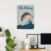 Poster Aller à la pêche (Bureau à domicile)