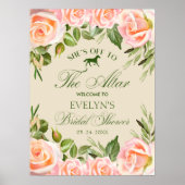 Poster Aller À L'Affiche de bienvenue Fête des mariées De (Devant)