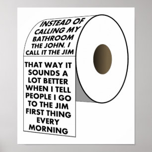 Poster Aller à l'affiche drôle de Jim