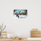 Poster Aller À L'Arbre De Noël À feuillage persistant De  (Cuisine)