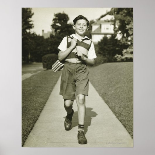 Poster Aller à l'école (Devant)