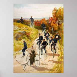 Poster Aller à vélo de Hy Sandham