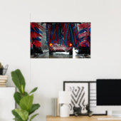 Poster aller au lavage de voiture (Bureau à domicile)