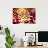Poster Aller Avec Le Fleuve Flow (Bureau à domicile)