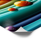 Poster Aller Avec Le Flux (Coin)