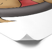 Poster Aller avec l'impression de flux (Coin)