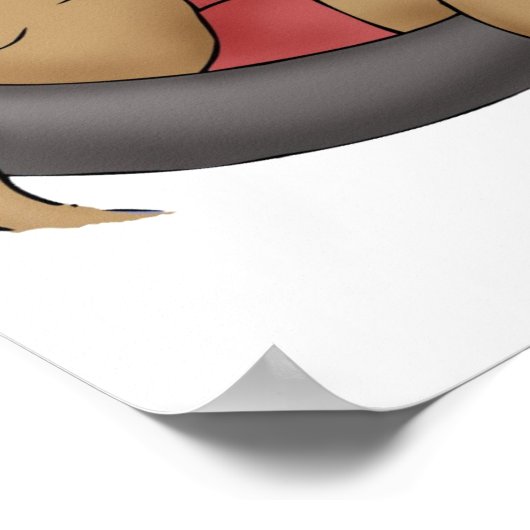 Poster Aller avec l'impression de flux (Coin)