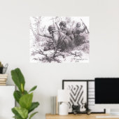 Poster Aller de l'avant (Bureau à domicile)