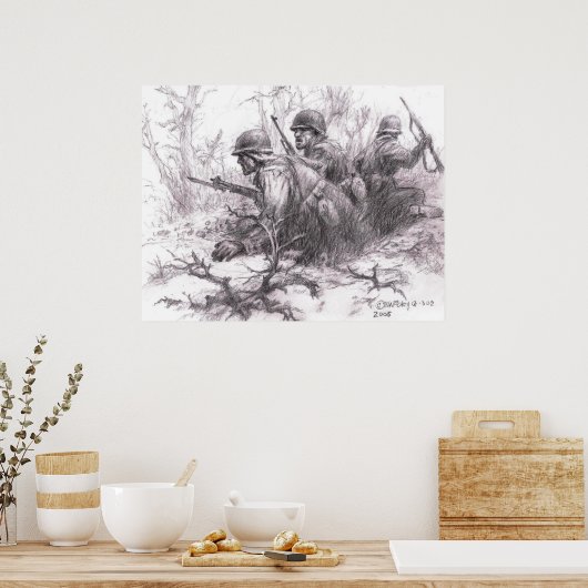 Poster Aller de l'avant (Cuisine)