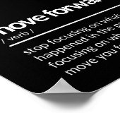 Poster Aller de l'avant (Coin)