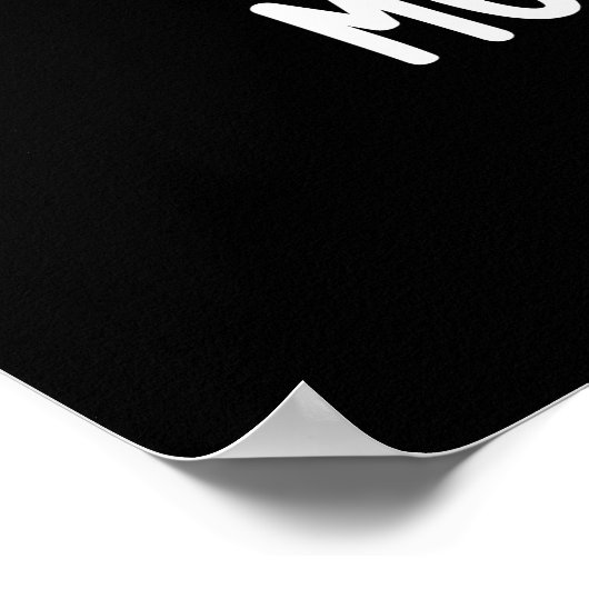 Poster Aller devant Mocha Ma journée Funny Coffee Pun Dar (Coin)