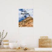 Poster Aller faire une randonnée (Cuisine)