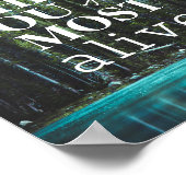 Poster Aller Là Où Vous Vous Sentez Le Plus Vivant Devis  (Coin)