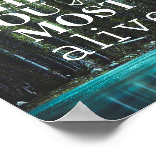 Poster Aller Là Où Vous Vous Sentez Le Plus Vivant Devis (Coin)