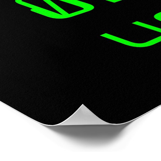 Poster Aller ( Mot Malédiction Binaire ) Vous-même (Coin)