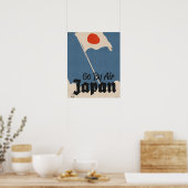 Poster Aller par avion Japon (Cuisine)