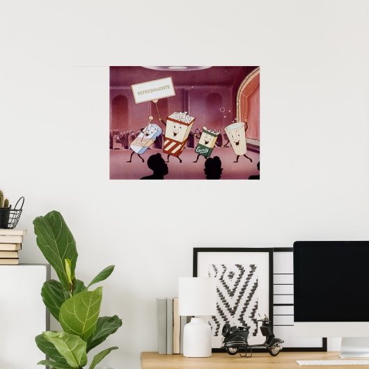 Poster Aller tous au lobby (Bureau à domicile)