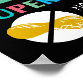 Poster Allergie alimentaire Superhero Pas d'arachides aut (Coin)