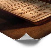 Poster Allergie - Médecine pour l'asthme et la douleur (Coin)