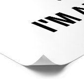 Poster Allergique aux cacahuètes (Coin)