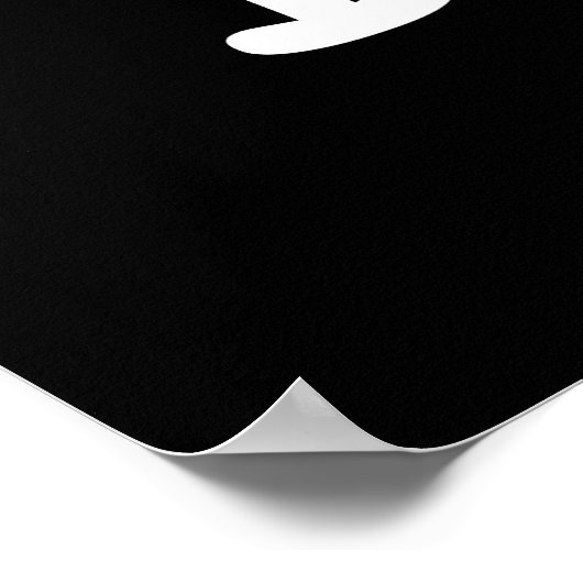 Poster Allergique aux idiots (Coin)