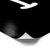 Poster Allergique aux idiots (Coin)