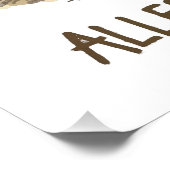 Poster Allergique aux noix (Coin)