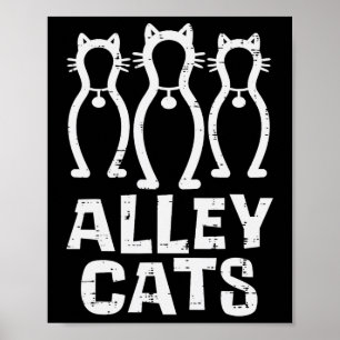 Poster Alley Cats Bowling Team Amusants Humour Bowler Jou