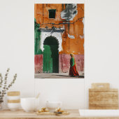 Poster Alley Rabat Maroc (Cuisine)