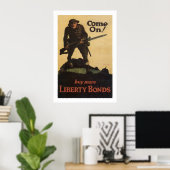 Poster Allez ! - acheter plus d'obligations de liberté (Bureau à domicile)