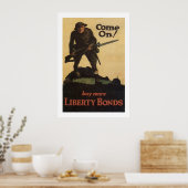 Poster Allez ! - acheter plus d'obligations de liberté (Cuisine)