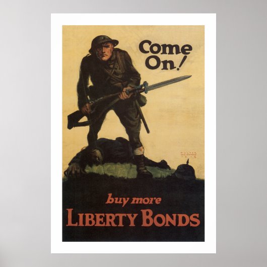 Poster Allez ! - acheter plus d'obligations de liberté (Devant)