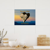 Poster ALLEZ ! Aimer La Randonnée Protéger Nos Terres Pub (Cuisine)